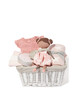 Baby Gift Hamper - 5 Piece Set with Pink Eid Broderie Romper image number 1